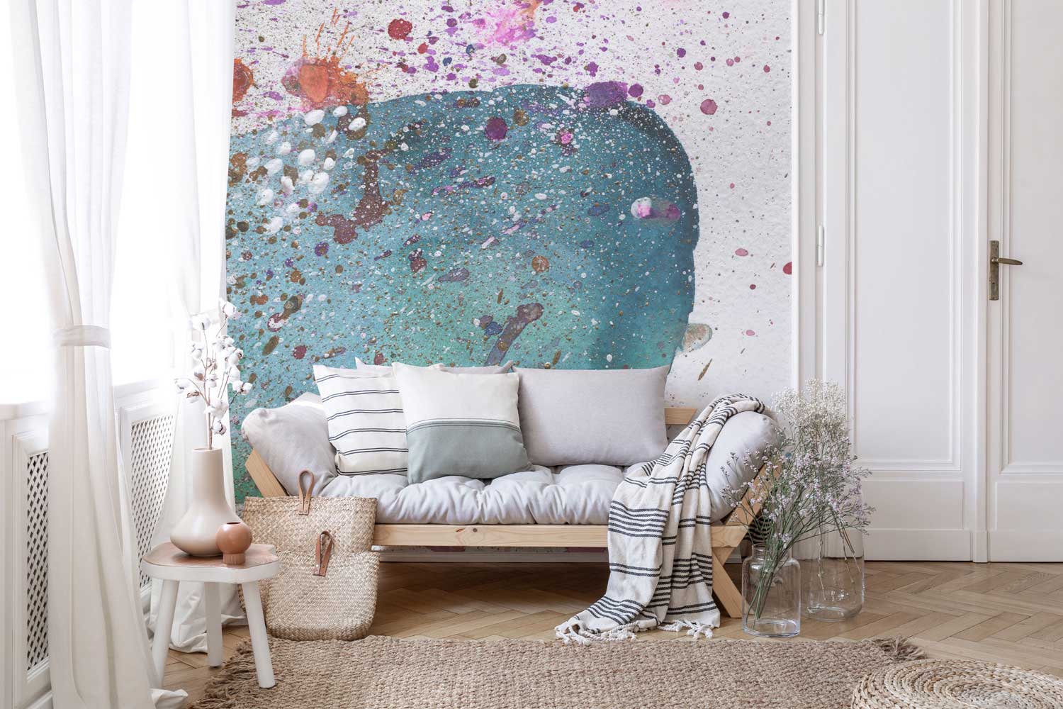 Abstract Paint Splat 3 Wall Mural-Wall Mural-Eazywallz