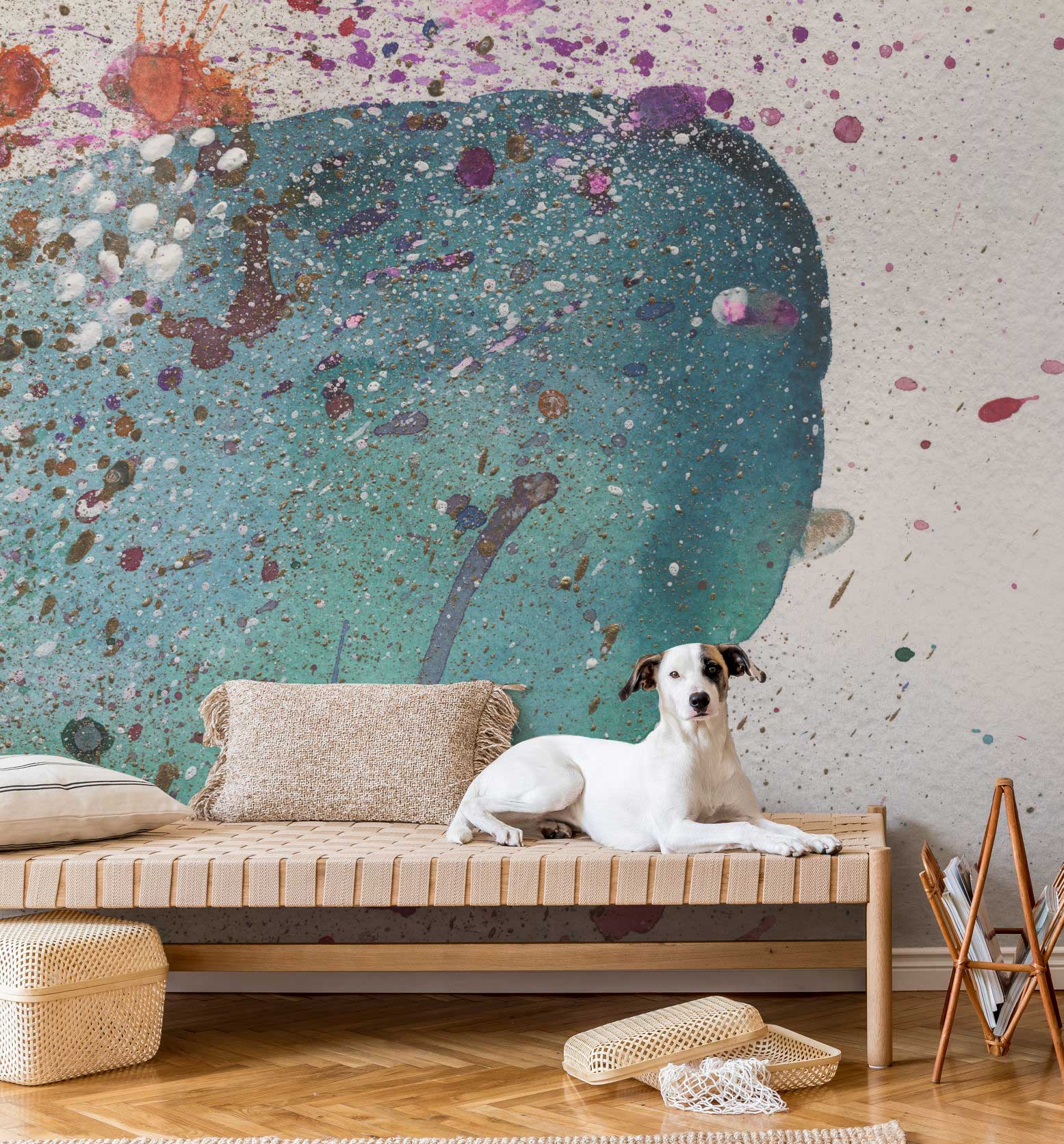 Abstract Paint Splat 3 Wall Mural-Wall Mural-Eazywallz