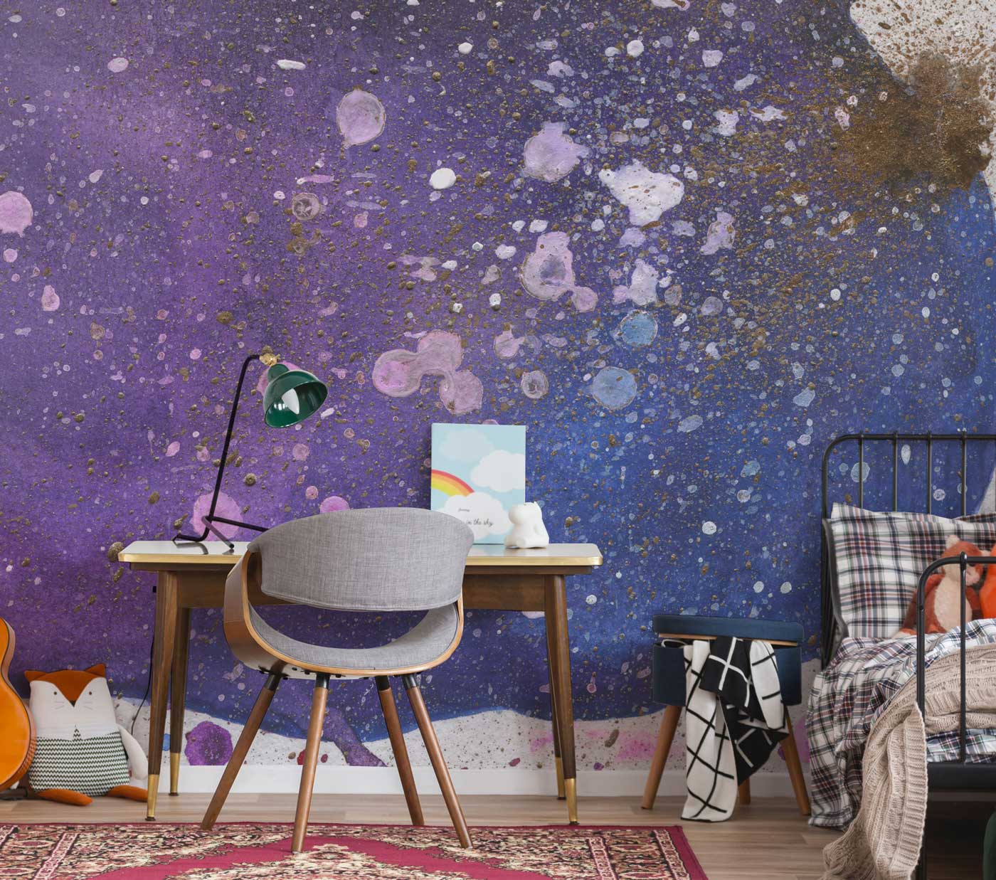 Abstract Paint Splat 4 Wall Mural-Wall Mural-Eazywallz