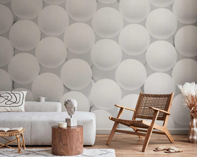 Abstract Spheres Wallpaper Mural-Wall Mural-Eazywallz