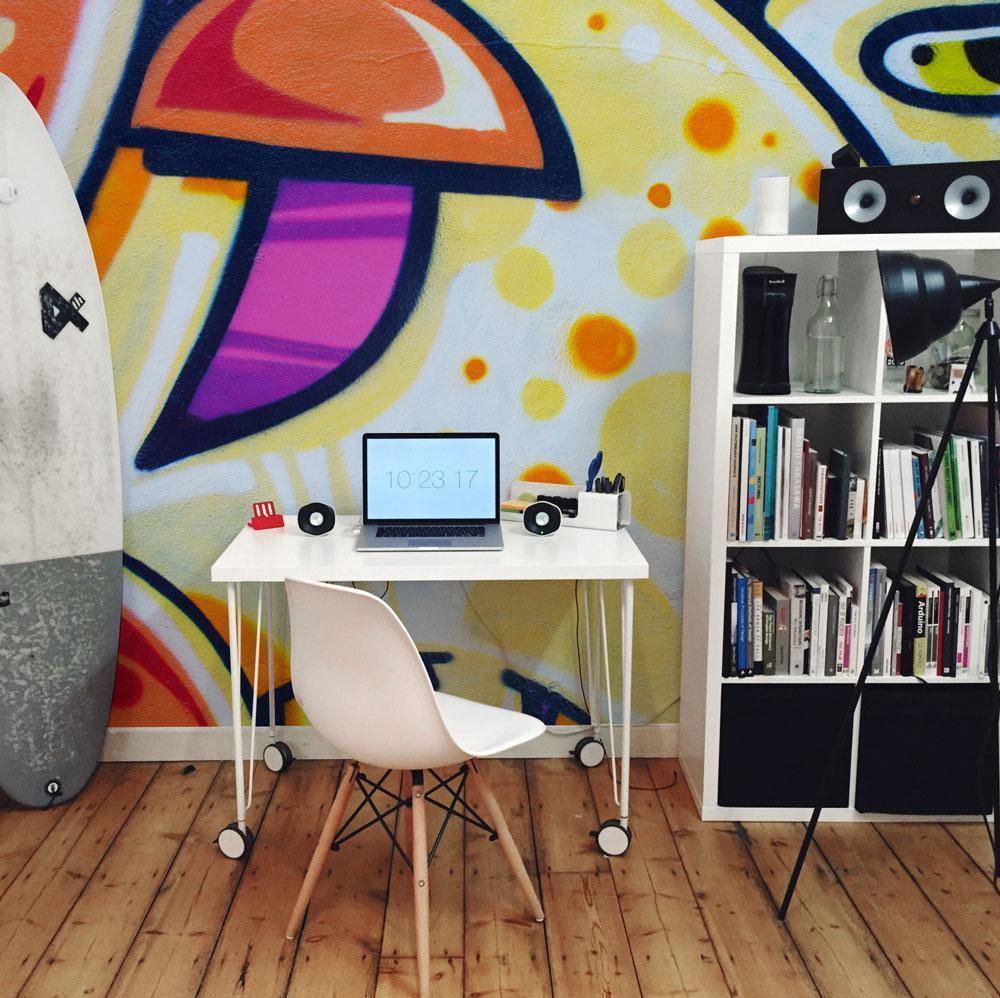 Abstract Street Graffiti Wallpaper Mural-Wall Mural-Eazywallz