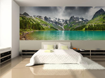 Altai Mountain Lake Wall Mural-Wall Mural-Eazywallz