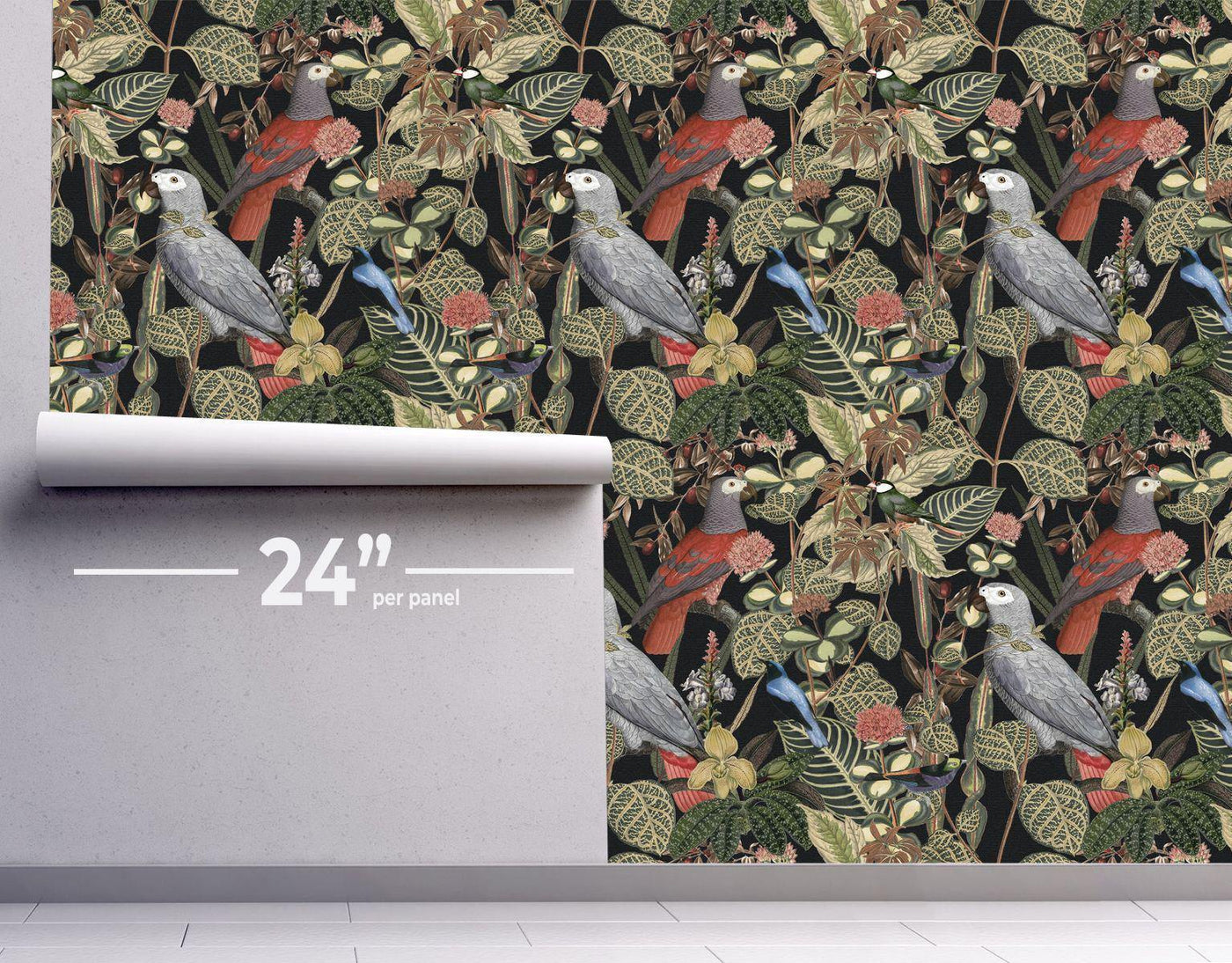 Amazon Macaw Wallpaper #234-Repeat Pattern Wallpaper-Eazywallz