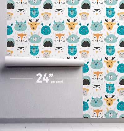 Animals & Monsters Wallpaper #082-Repeat Pattern Wallpaper-Eazywallz