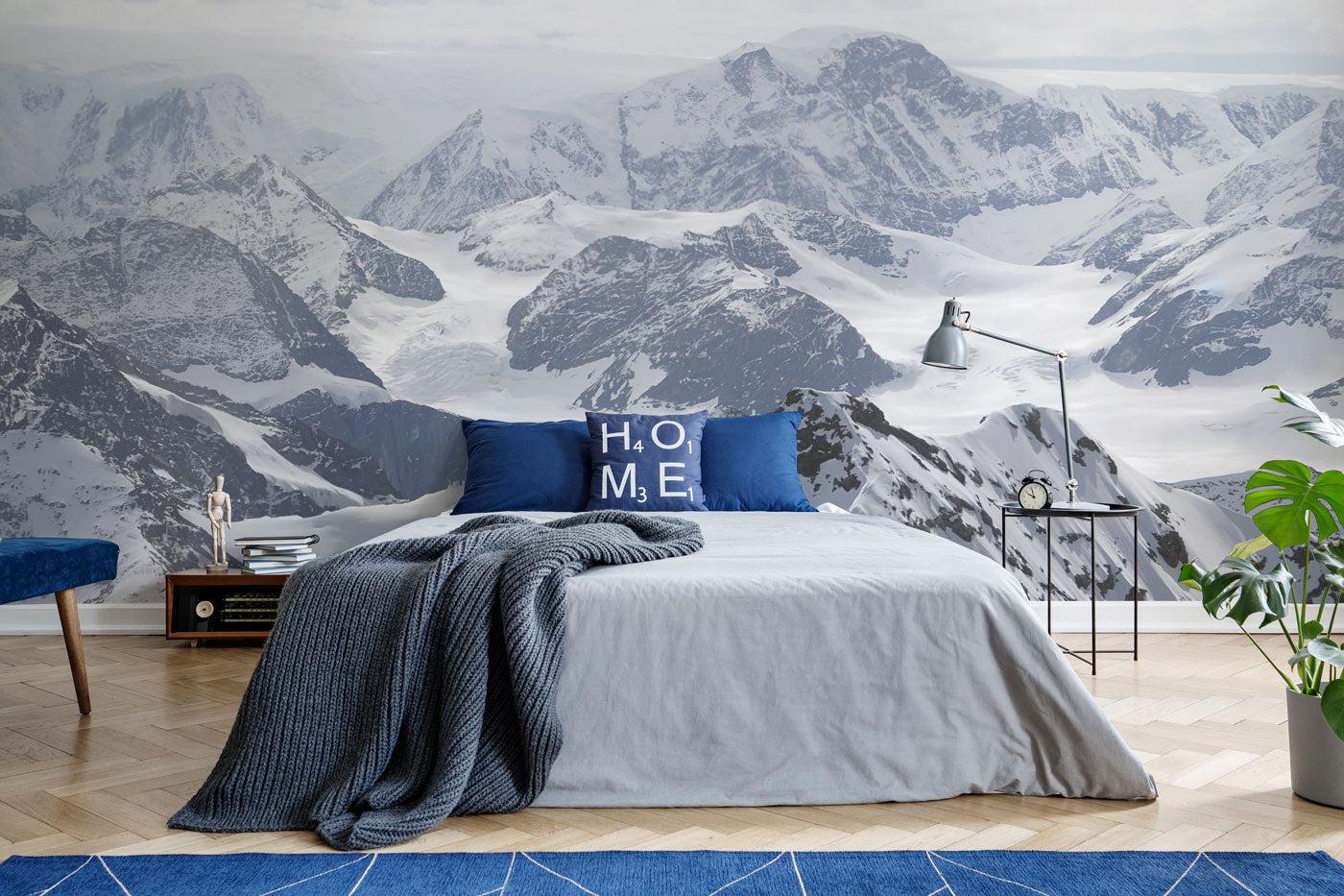 Antarctic mountains Wall Mural-Wall Mural-Eazywallz
