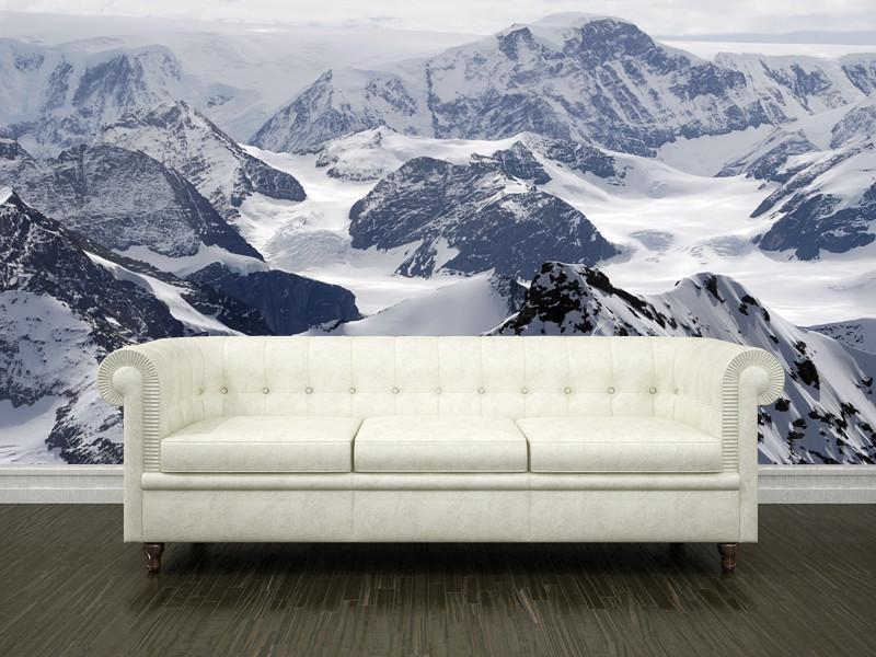Antarctic mountains Wall Mural-Wall Mural-Eazywallz