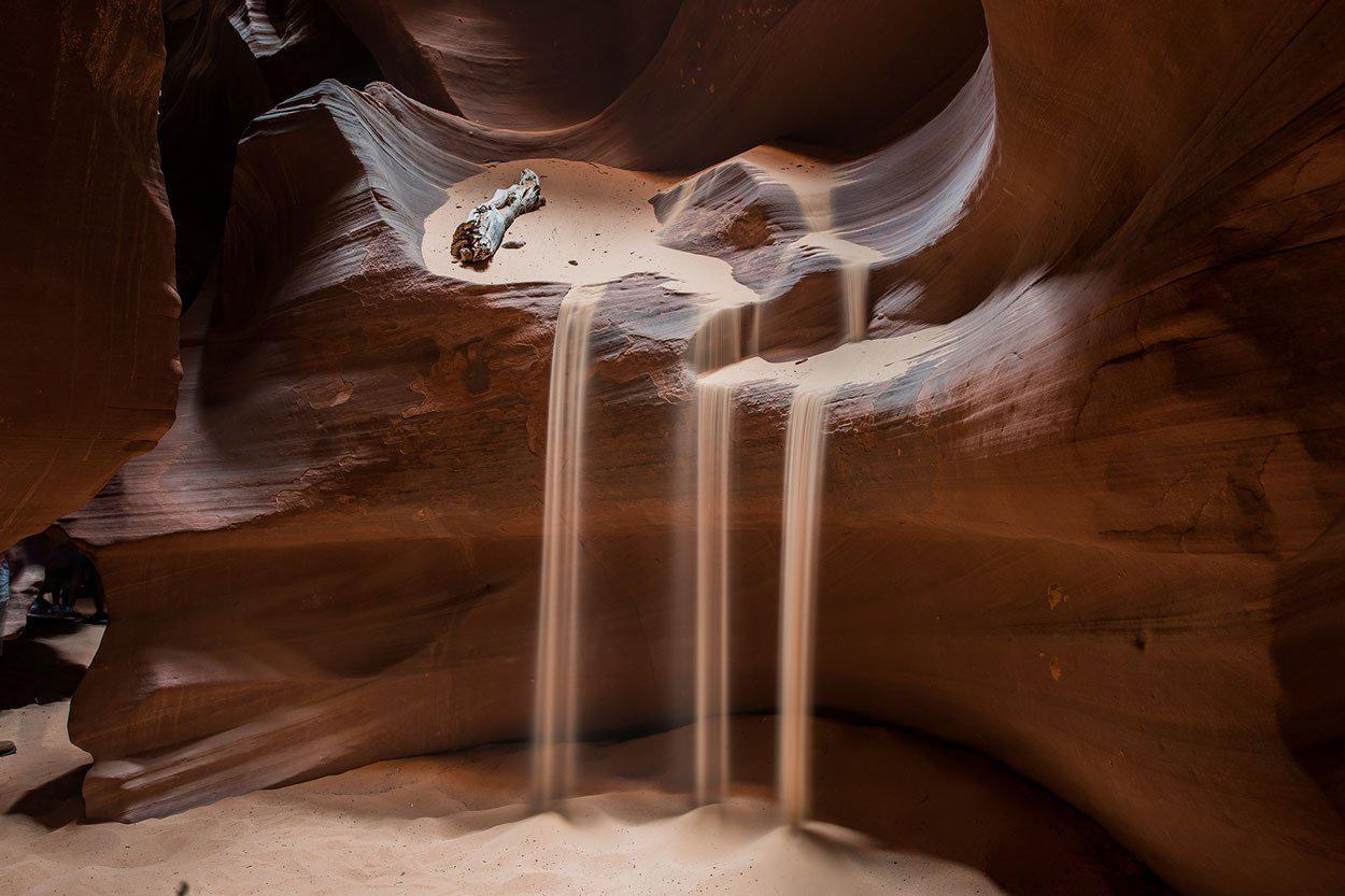 Antelope Canyon Sand Stream Wall Mural-Wall Mural-Eazywallz