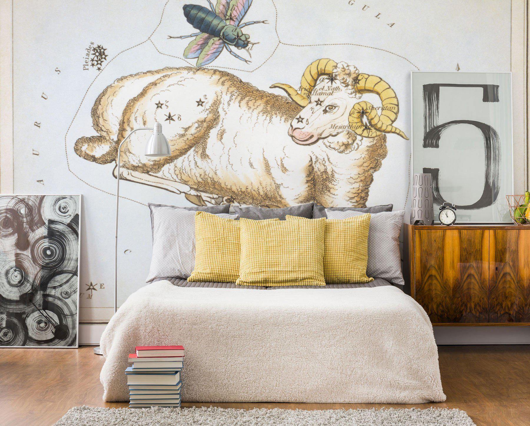 Aries Wall Mural-Wall Mural-Eazywallz