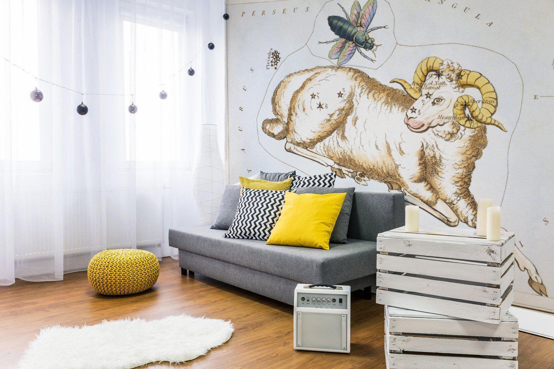 Aries Wall Mural-Wall Mural-Eazywallz