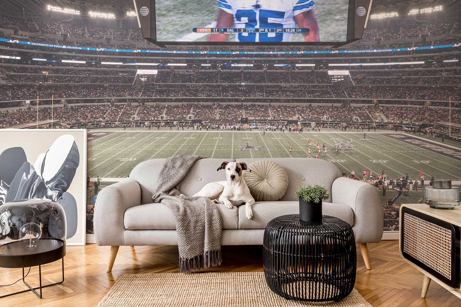 Arlington Texas Football Stadium Wall Mural-Wall Mural-Eazywallz