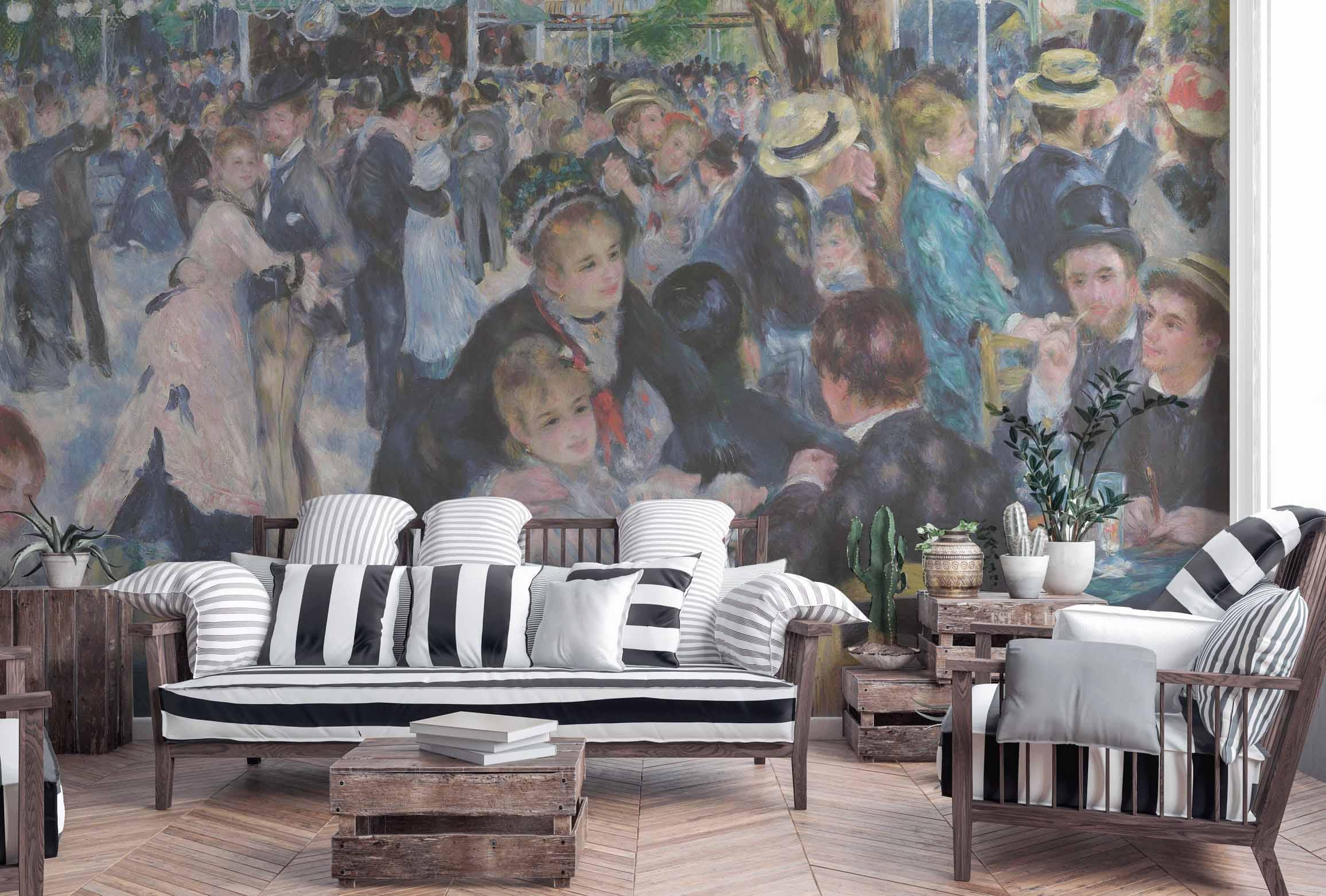 Bal du moulin de la Galette Wall Mural-Wall Mural-Eazywallz