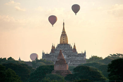 Balloons in Myanmar Wall Mural-Wall Mural-Eazywallz