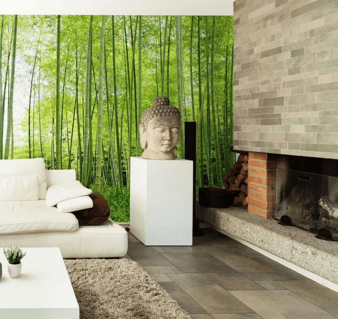 Bamboo stalks Wall Mural-Wall Mural-Eazywallz