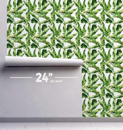 Banana Leaves Wallpaper #041-Repeat Pattern Wallpaper-Eazywallz