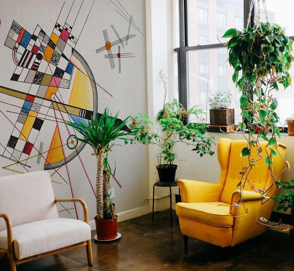 Bauhaus Delicate Tension Mural Wallpaper-Wall Mural-Eazywallz