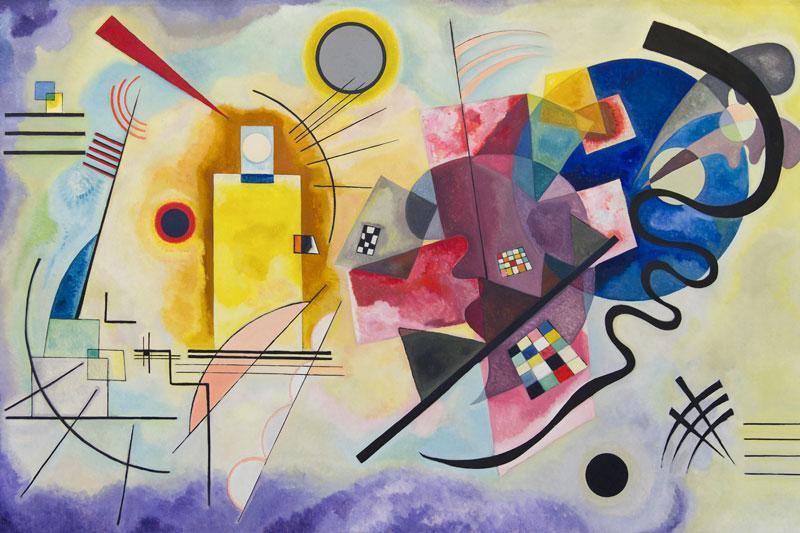 Bauhaus Composition A XXI Wall Mural | Removable Wallpaper | Eazywallz
