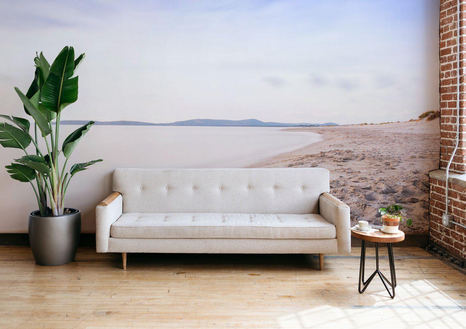 Beach Coastline Wall Mural-Wall Mural-Eazywallz