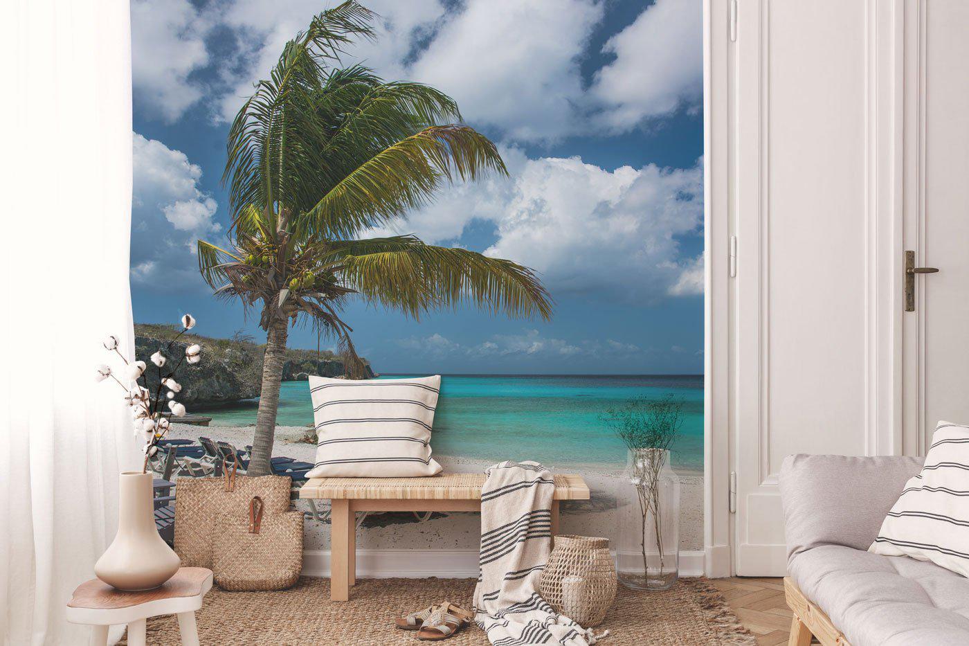 Beach Get Away Wall Mural-Wall Mural-Eazywallz