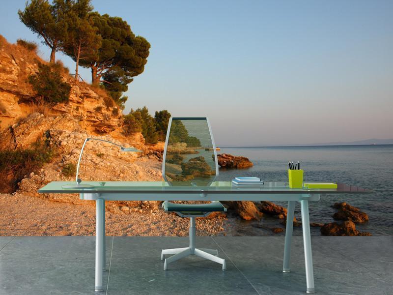 Beach in Croatia Wall Mural-Wall Mural-Eazywallz