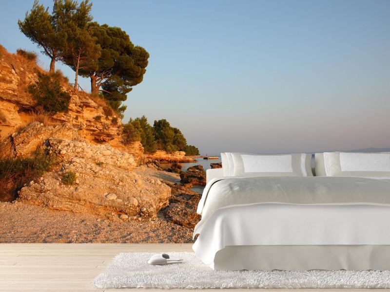 Beach in Croatia Wall Mural-Wall Mural-Eazywallz