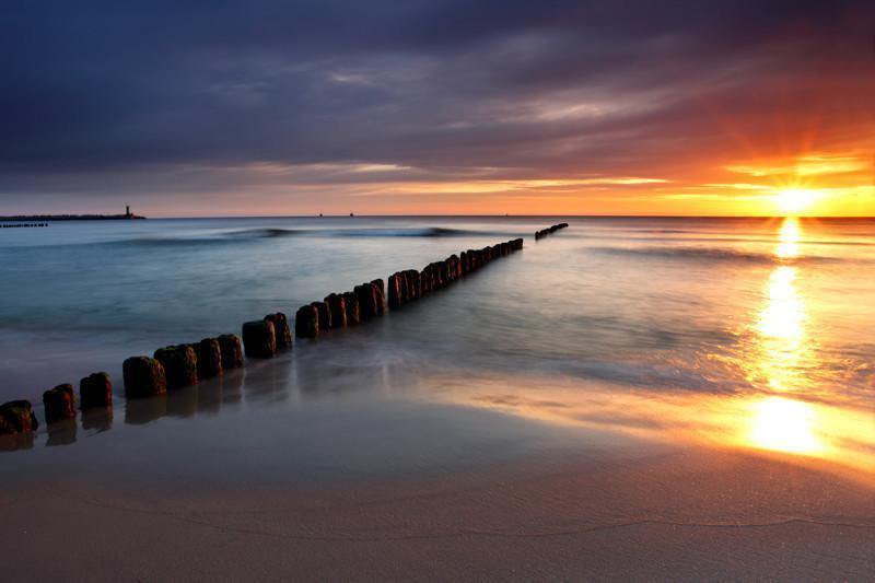 Beautiful sunrise Wall Mural-Wall Mural-Eazywallz