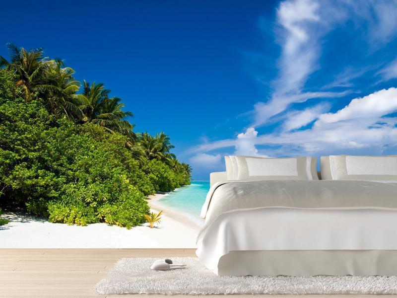 Beautiful tropical beach Wall Mural-Wall Mural-Eazywallz