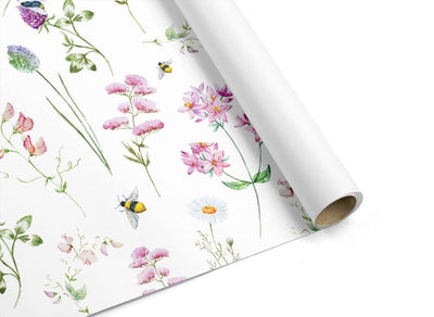 Bees & Botanicals Wallpaper #508-Repeat Pattern Wallpaper-Eazywallz