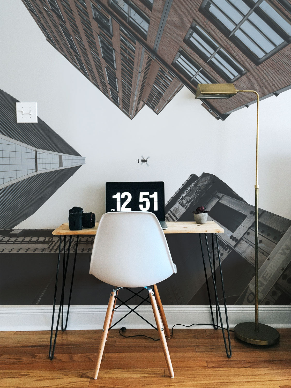 Between Buildings Wall Mural