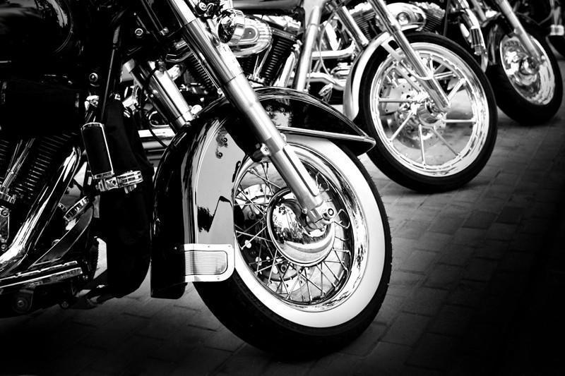 Bikes in a row Wall Mural-Wall Mural-Eazywallz