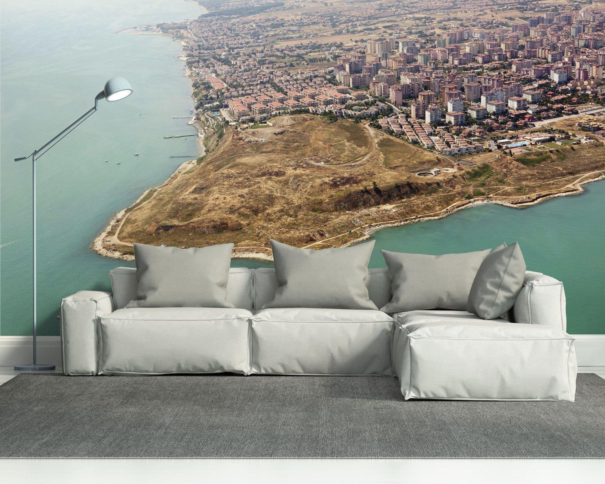 Bird's Eye View Wall Mural-Wall Mural-Eazywallz