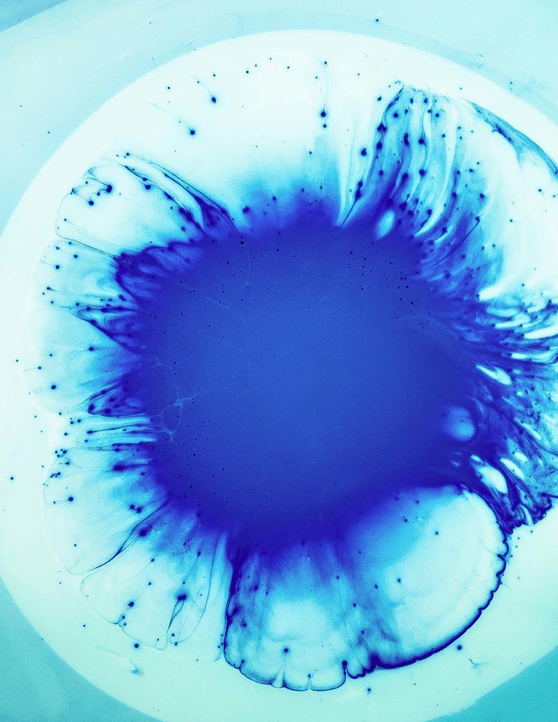 Blue Abstract Mural-Wall Mural-Eazywallz