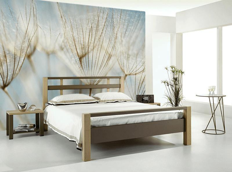 Blue Dandelion Wall Mural-Wall Mural-Eazywallz