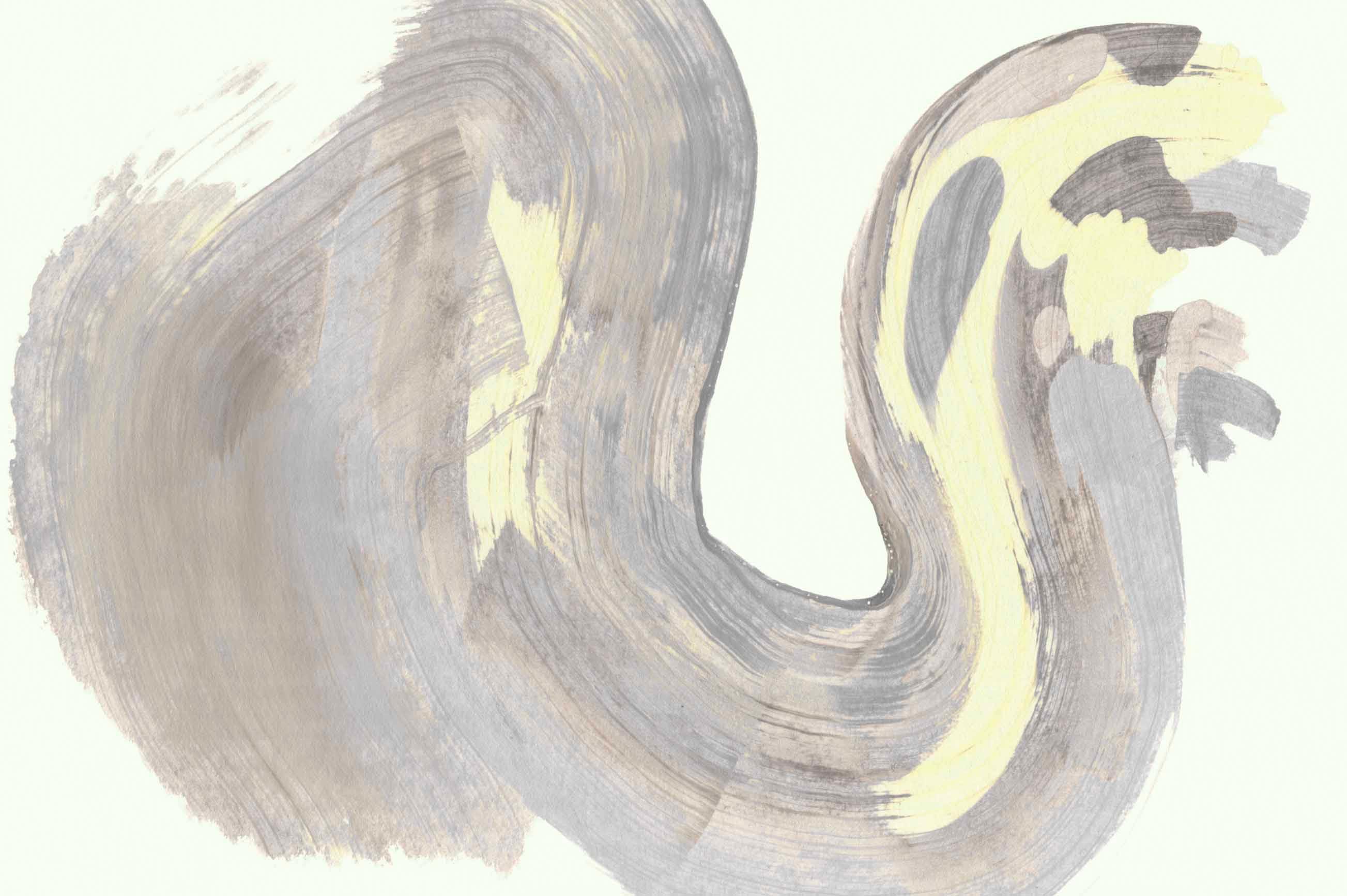 Blueberry Cream Paint Brush Wall Mural-Wall Mural-Eazywallz