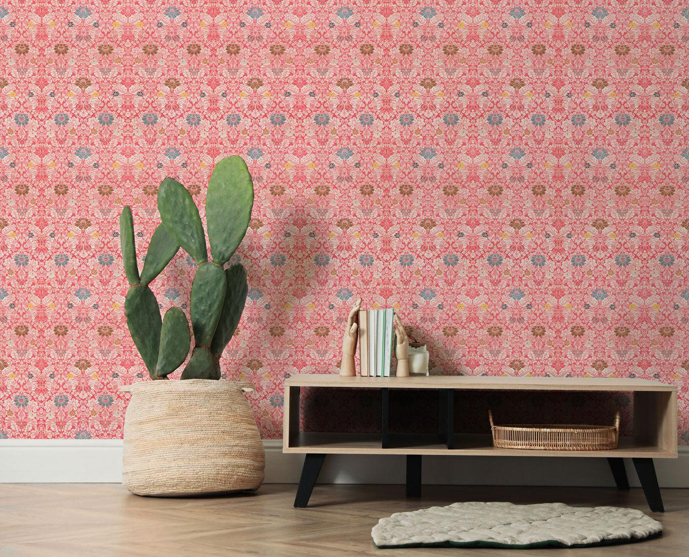 Blush Botanicals Wallpaper #366-Repeat Pattern Wallpaper-Eazywallz