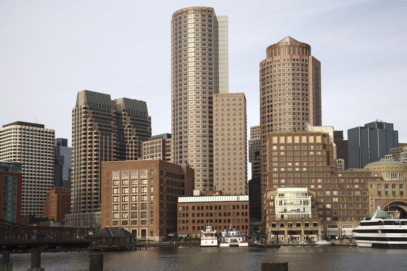 Boston skyline Wall Mural-Wall Mural-Eazywallz