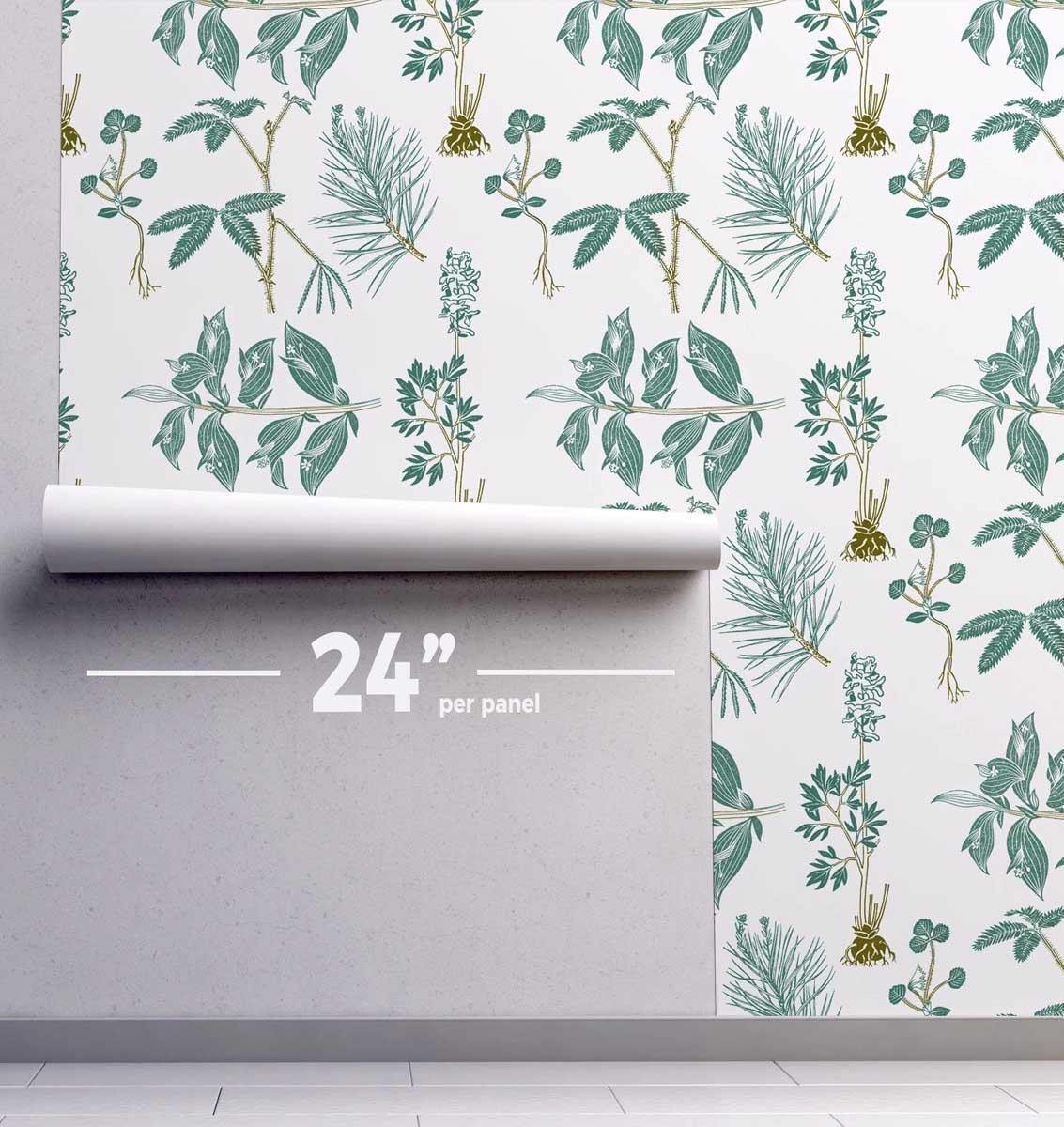 Botany Wallpaper #061-Repeat Pattern Wallpaper-Eazywallz