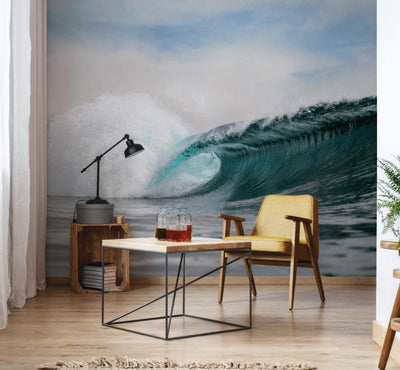 Breaking Ocean Wave Wall Mural-Wall Mural-Eazywallz