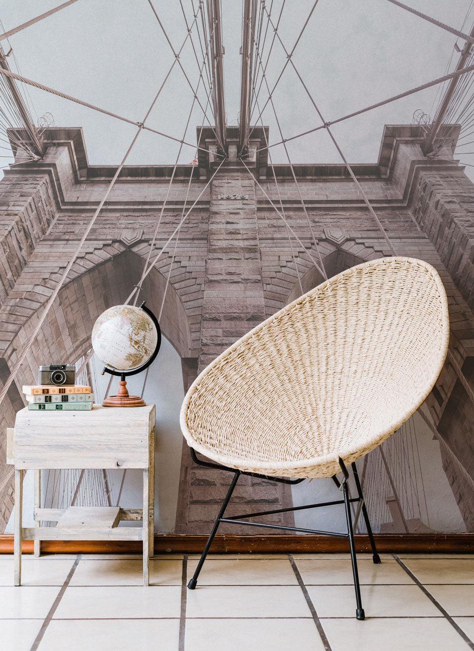 Brooklyn Bridge Detail Wall Mural-Wall Mural-Eazywallz