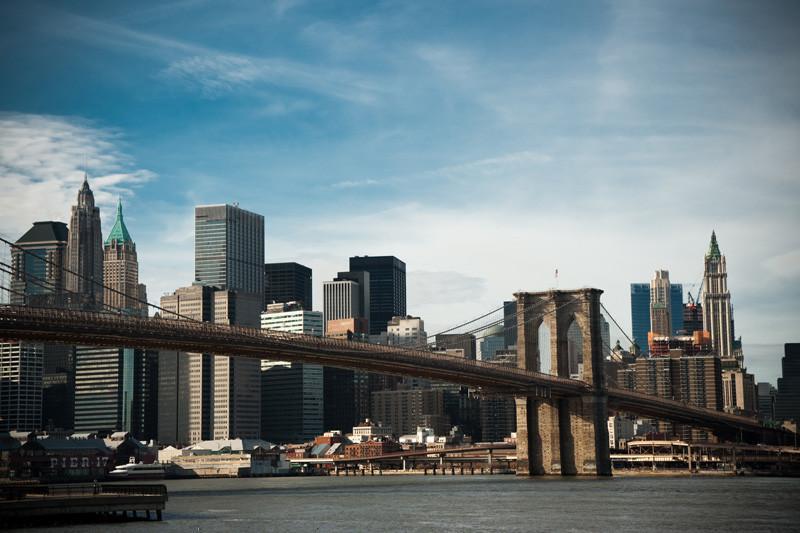Brooklyn Bridge over the East River Wall Mural-Wall Mural-Eazywallz