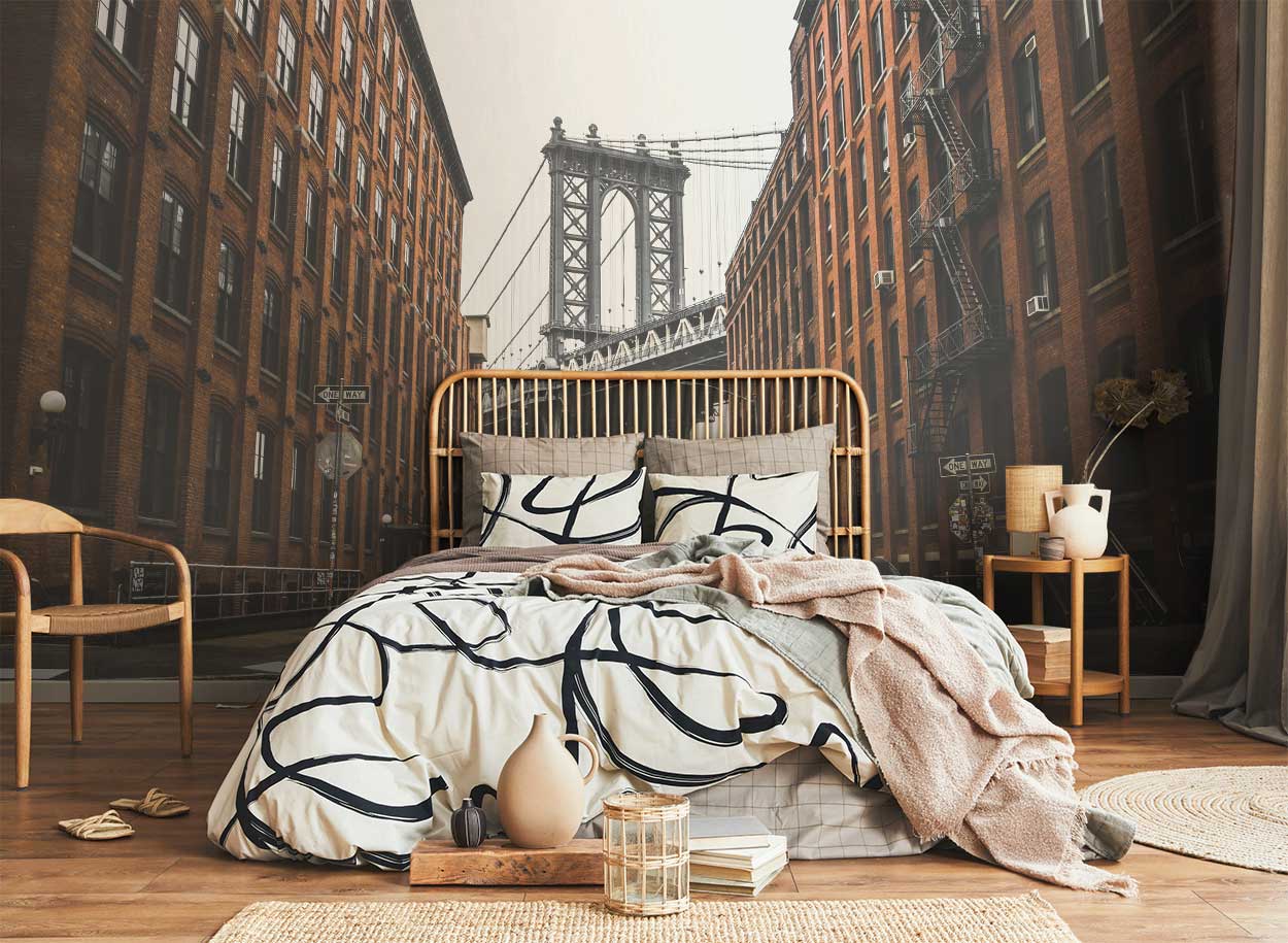 Brooklyn Streets Wall Mural-Wall Mural-Eazywallz