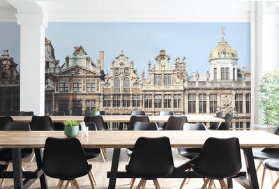 Brussels Architectural Wall Mural-Wall Mural-Eazywallz