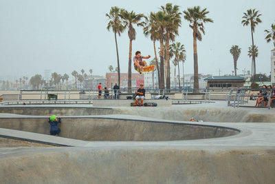 California Skateboard Scene Wall Mural-Wall Mural-Eazywallz
