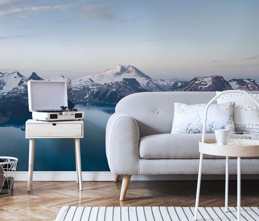 Canadian Mountain Views Wallpaper Mural-Wall Mural-Eazywallz