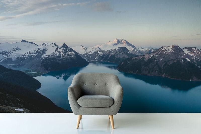Canadian Mountain Views Wallpaper Mural-Wall Mural-Eazywallz