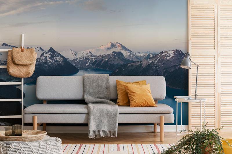 Canadian Mountain Views Wallpaper Mural-Wall Mural-Eazywallz