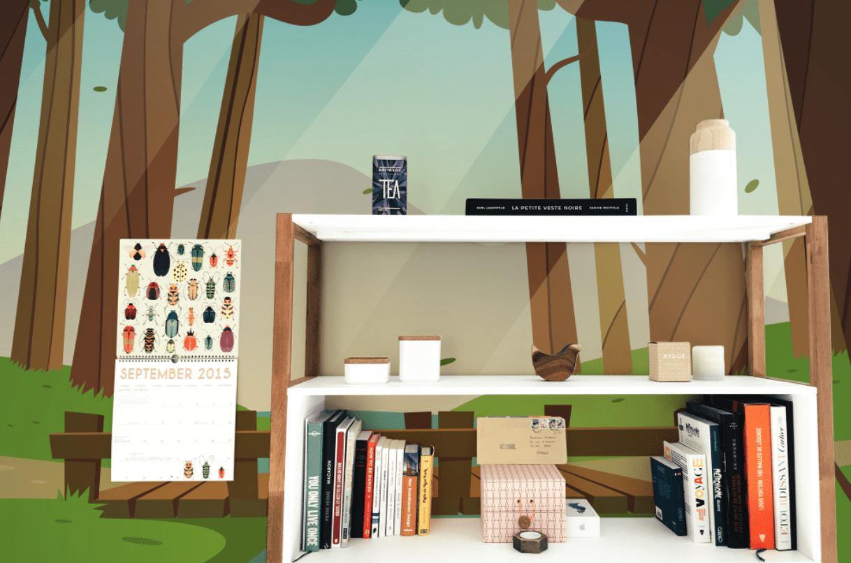 Cartoon Forest Landscape Wall Mural-Wall Mural-Eazywallz