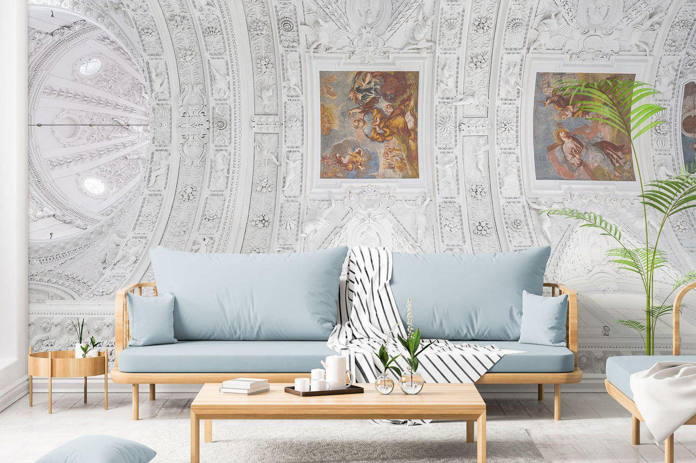 Cathedral Ceiling Mural Wallpaper-Wall Mural-Eazywallz