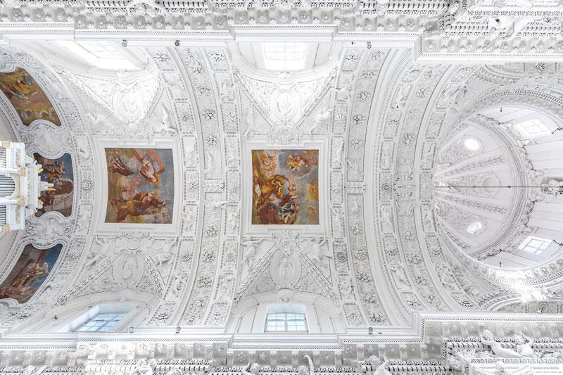 Cathedral Ceiling Mural Wallpaper-Wall Mural-Eazywallz