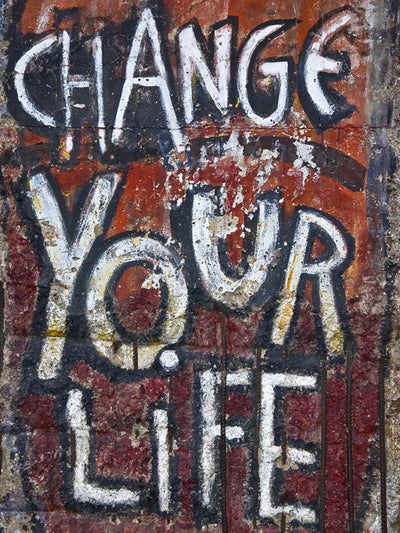 Change your life Wall Mural-Wall Mural-Eazywallz