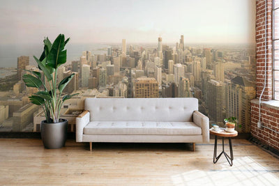 Chicago Cityscape Wall Mural-Wall Mural-Eazywallz